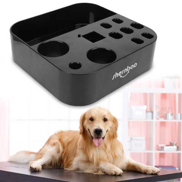 犬 猫 ため プラスチック製 収納 ボックス ペット ファイリングツール サポートテーブルはさみ コーム 箱