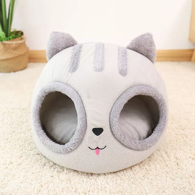 家用の半密閉型 ペット ベッド 家庭用 の小さな 猫 と 犬 の 寝袋 洗える スポンジ