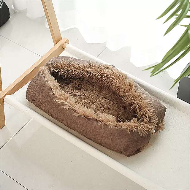 大きな ペット用 ベッド 犬 と 猫用 の 超 ソフト ぬいぐるみ ダブル使用率 家や ペット にも適しています 0