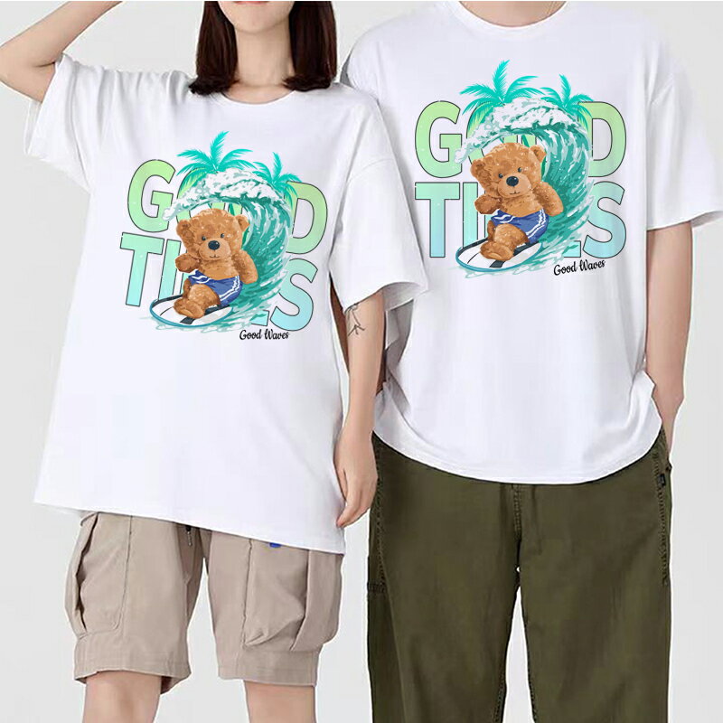 黒 ブラック 白 ホワイト S~7XL 綿 半袖 レディース 春 夏 プリント メンズ ファッション シンプル 中..