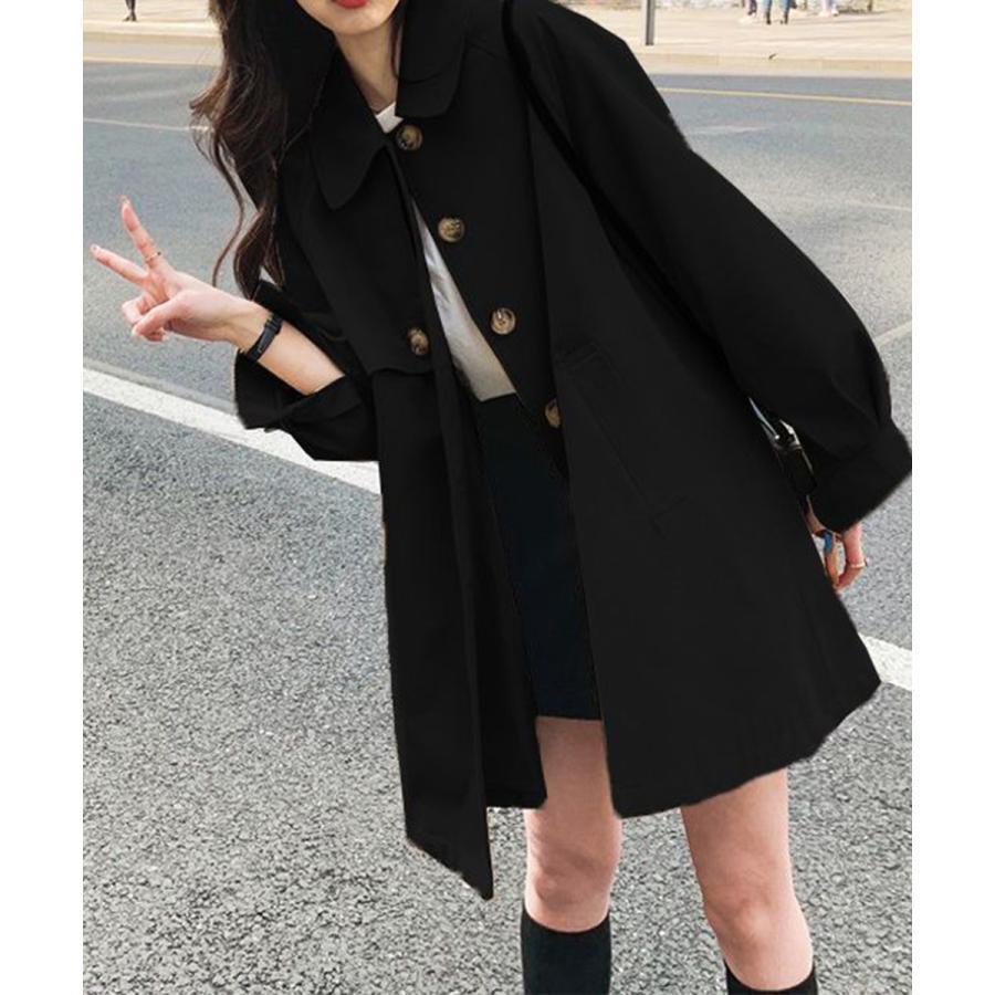 秋 春 冬 レディース上品 ライトトレンチジャケット