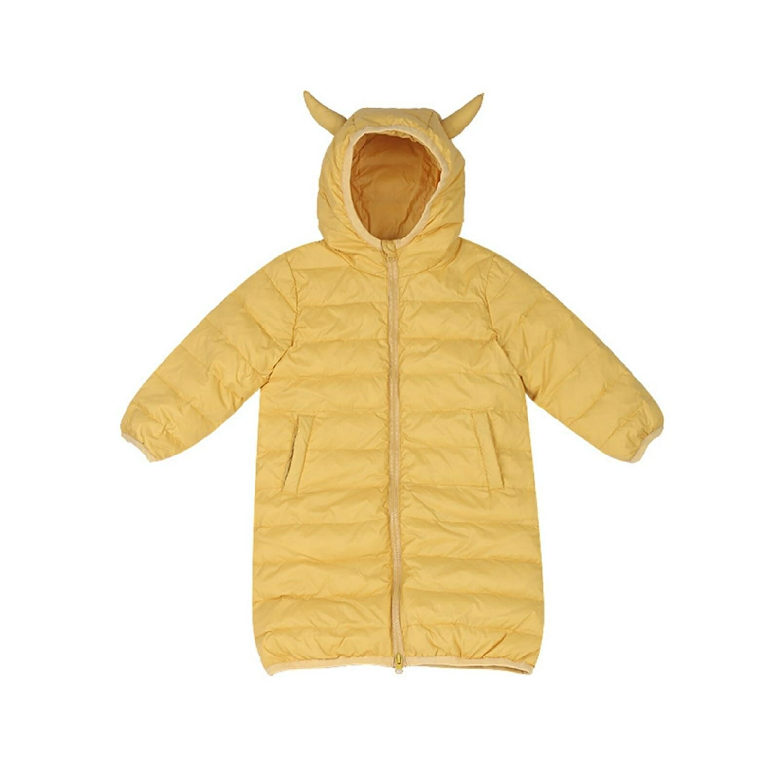 綿の服です子供ダウンコート 冬用 ロング丈 ダウン90% 男女兼用 軽い 子供コート 子供服 防寒防風 無地 保温 暖かい ジップアップ おしゃれ 普段着 通学...