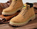 ハイキング 登山 男性 秋 ブーツ 春 モテる シューズ メンズ ルバーブ メンズ ハイ カット ワークブーツ かっこいい 夏 アウトドア ブーツ 冬 おしゃれ 靴 ファッション