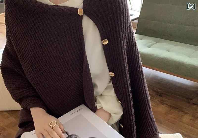 【スーパー SALE店舗自割引】女性用 感 冬 アウターウェア 冬 女性 韓国 秋 コート 秋 ボタン レディース 春夏 レディース ショール ケープ 春夏 おしゃれ 春 冬 ショルダーガード ネックカーディガン かわいい 秋