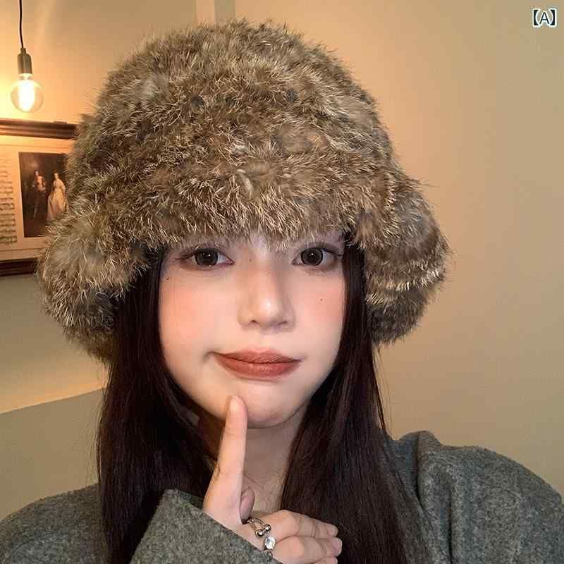 秋 明らか 女性 秋 ハット ファー ニットビーニー 帽子 フィッシャーマン 顔 春夏 女性用 レディース 冬 韓国 かわいい おしゃれ 耳保護 ハット 冬大きい