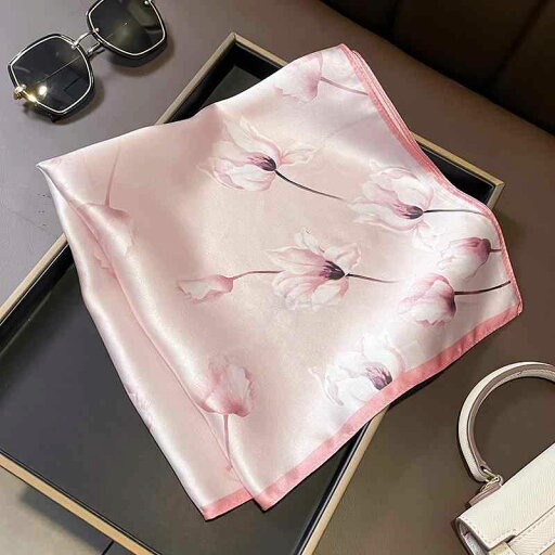 レディース シンプル ストール 韓国 秋冬 ファッション フラワー スカーフ かわいい おしゃれ オフィス 春夏 ショール リボン 花 女性 53×53cm レディース シンプル ストール 韓国 秋冬 ファッション フラワー スカーフ かわいい おしゃれ オフィス 春夏 ショール リボン 花 女性 53×53cm