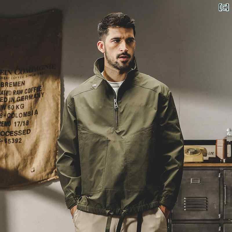 ワークウェア アーバン スタイル コーチ 紳士服 春秋 アウトドア 韓国 男性用 オシャレ 春夏 ジャケット ファッション メンズ シンプル ジャケット マウンテン かっこいい 紳士服 メンズ 機能性 通勤 モテ 秋冬 服