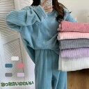 5色展開 可愛い サンゴフリース セットアップ ラシニコ パジャマ 防寒着 厚手 2点セット 寝巻き 秋冬 ナイトウェア 暖かい ルームウェア ゆったり レディ...