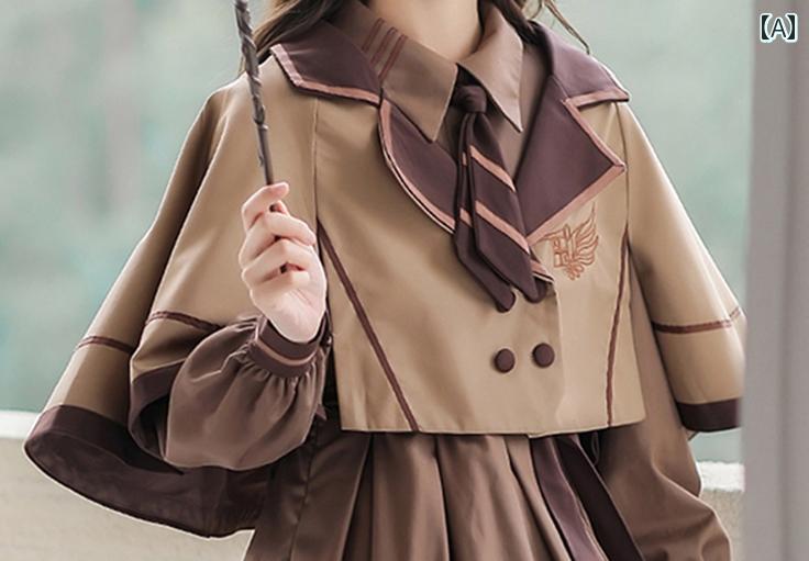レディース ロリータ ファッション アウター ケープ マント ジャケット ワンピース ス 森ガール JK シ..