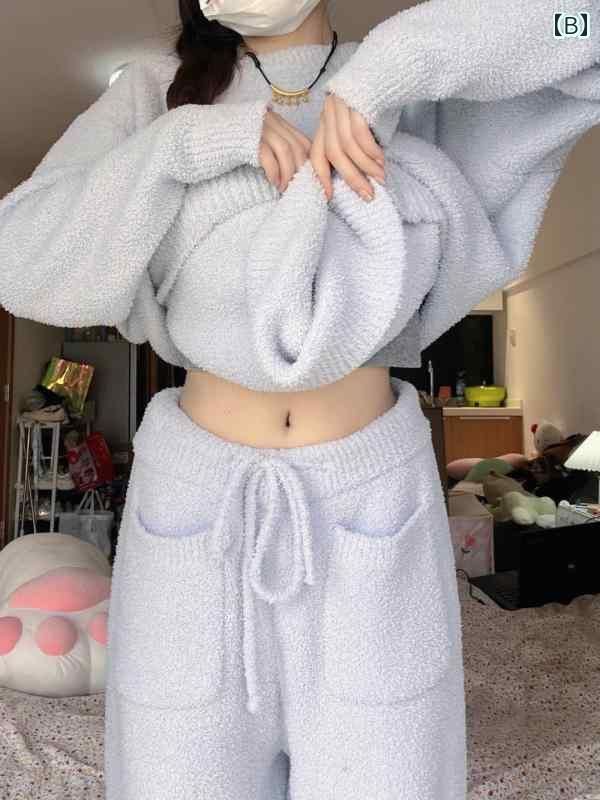 パジャマ 寝間着 長袖 ゆったり くつろぎ レディース ギフト ルームウェア ホームウェア 大きめサイズ 冬