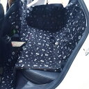 ペットマット 後部座席用二重シート ペットカーシート 防水シート 車載ドッグマット 防水後部座席シート