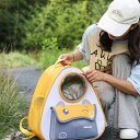 猫用バッグ チーズデザイン リュック ペット用外出ポータブルハンドバッグ ファッショナブル 三角形 大容量ペットリュック