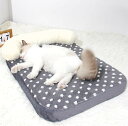 クッシ 通気性 猫のベッド 犬のベッド 猫用 小型犬 子犬 50*40*6cm 暖かい ペットソファー 洗える 滑り止め ふわふわ グレー ハウス マット クッ...
