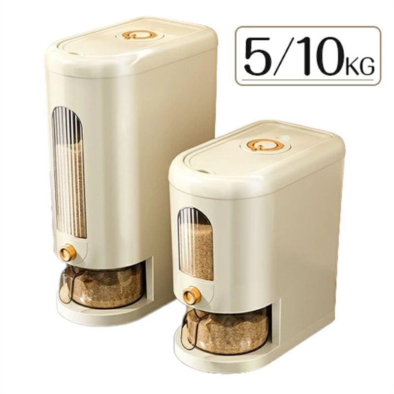 おしゃれ 5kg用 キッチン用品 コメ おすすめ 10Lスリム 保存容器 お米 無洗米兼用 5L 米びつ こめびつ ..