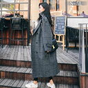 暖かい 4L アウター あったか コクーンコート 冬服 大きいサイズ 韓国 レディース 秋 3L 冬 ロングコート エレガント チェック柄 大人可愛い ドロップショルダー きれいめ カジュアル グレー オーバーサイズ チェスターコート 中綿コート ロングチェスターコート 5L 超ロング
