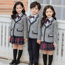 スーツ 子ども キッズスーツ フォーマル スーツ入学式 スーツ セットアップ 子供 130 キッズ 重ね着 セレモニー 卒業式 スーツ フォーマル 学院風女の子...