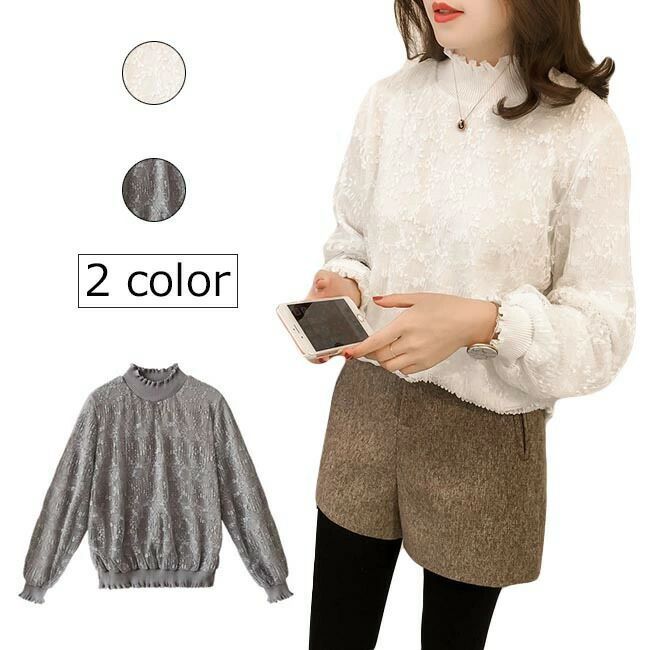 春 パフスリーブ きれいめ ス ふんわり シンプル レディース カジュアル 夏 長袖 おしゃれ ゆったり 大きいサイズ 花柄