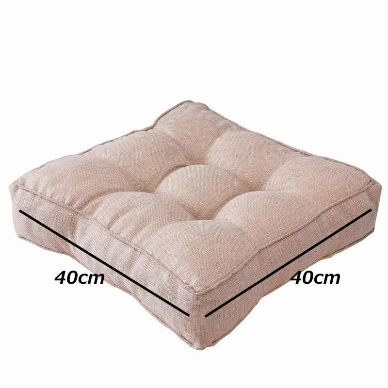 クッション 四角 椅子 シートクッション 高さ調整 分厚い クッション 床 在宅 テレワークに最適 イス ..