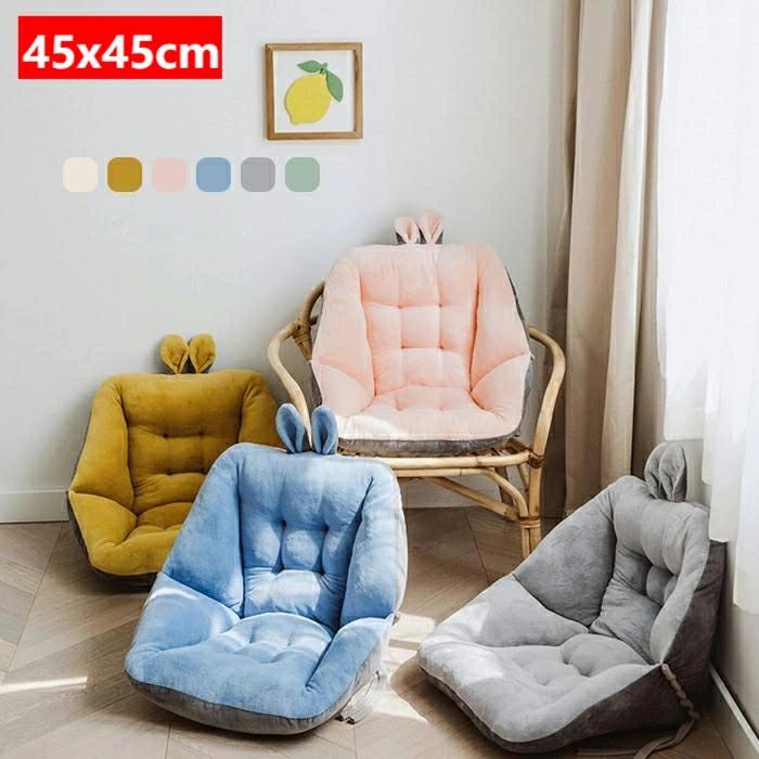 オフィスクッション デスクワーク 在宅 背もたれクッション おしゃれ 座布団 椅子用 6colour 椅子用座..