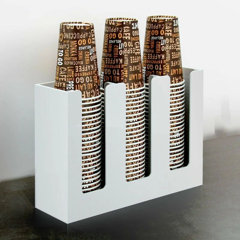 アクリル製 紙コップホルダー 紙カップディスペンサー コンビニ コーヒーカップ収納 ビュッフェ カップ..