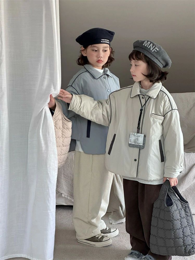 部屋着 こども コート ペアルック 厚手 ベージュ プレゼント 中綿 防寒 かわいい ジャケット 撮影 カバーオール 仲良し 可愛い 姉妹 オシャレ 90-14...