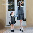 親子ペアルック 韓国風 ドット柄 ママ 親子 母娘 長袖 おしゃれ キッズ クリスマスプレゼント 子供服 女児 親子コーデ カジュアル ワンピース レデイース ...