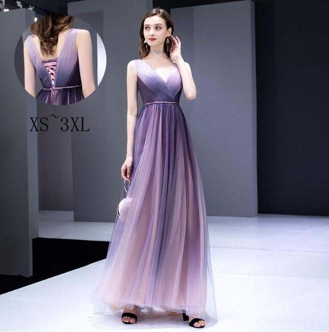 コンサート L XS S パープル イブニングドレス パーティードレス 披露宴 ステージ衣装 演奏会 XL パープル 2XL 花嫁 透け感 オフショルダー カラードレス 二次会 ウェディングドレス M タンクトッス 結婚式 3XL ロングドレス