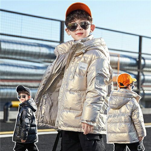 上着 キッズ 子供服 保育所 あったか 防寒 ジュニア コート フード付き 子供 シルバー 秋冬 ダウン 暖かい 秋冬 男の子 通園 冬用 ダウンコート キッズ ダウンジャケット ダウン 110 アウター ダウンコート アウター アウトドア 子供服 防風 ブラック キッズ