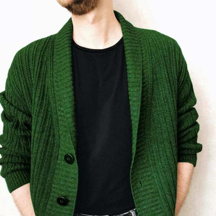 ブルー ケーブルニット ニットカーディガン カーディガン ニットジャケット ブラック ライトグレー 春服キャメル グリーン ショールカラー リブ 無地 ニット アウター セーター ブラウン カーディガン メンズ 秋冬 長袖 メンズ ニット 春物 ダークグレー