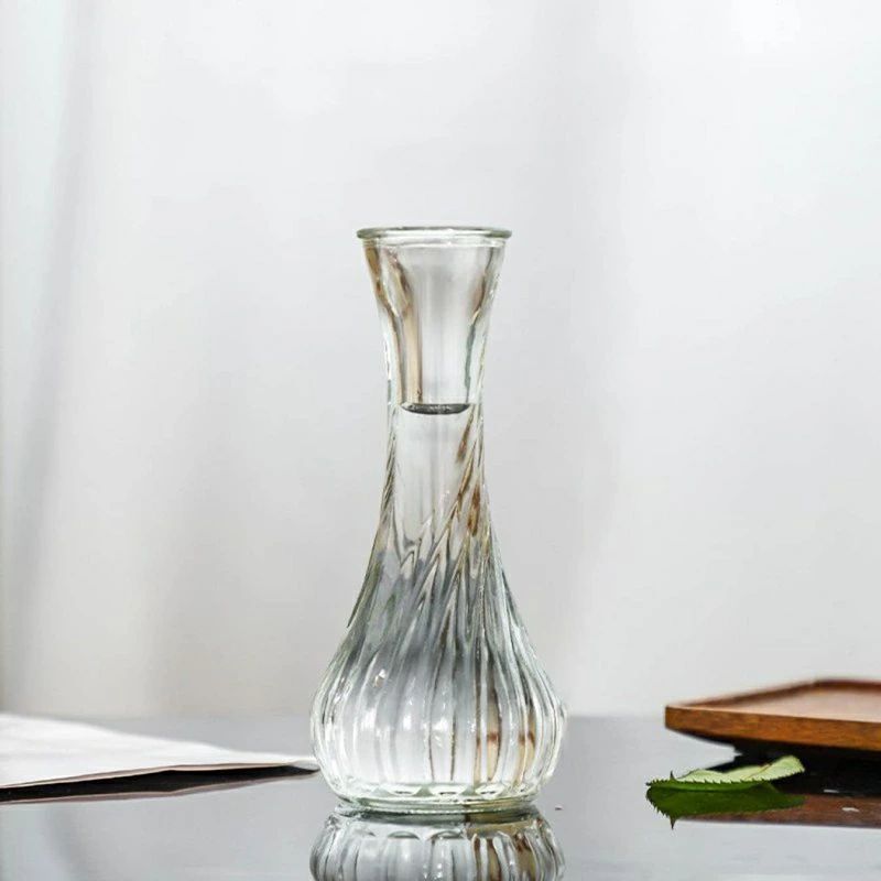 部屋 フラワーベース 20ホワ 小さい アレンジ インテリア 水栽培 造花 シンプル 花びん 高さ16cm おしゃれ 花瓶 北欧スタイル モダン 置き物 一体型 ドライフラワー ガラスボトル 一輪挿し