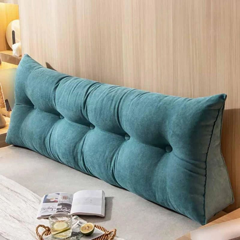 ベッドサイド 60x50x20 タイプ1 ウェッジ枕 バックレスト ウォッシャブル インテリア 腰部クッション 背もたれ クッション 枕 三角枕 腰枕 ヘッドボードクッション 三角クッション まくら