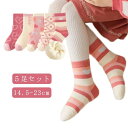 ソックス あったか くつ下 5足セット 防寒 ハート柄 靴下 秋 幼稚園 ソックス くつ下 保育園 裏起毛 暖かいパイル 女の子 キッズ ピンク ぬくぬく 冬