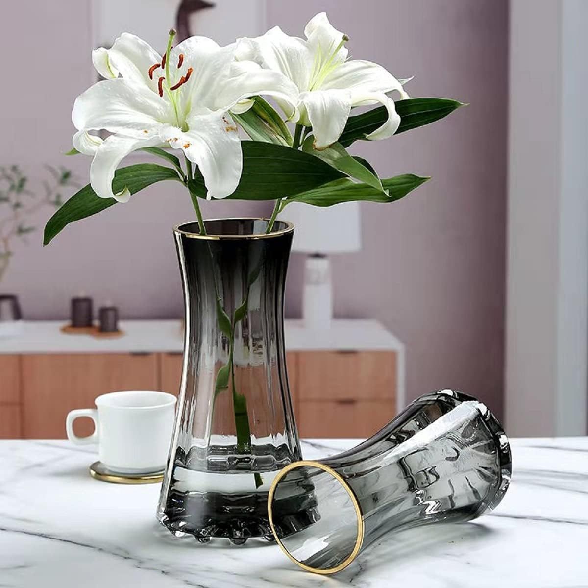 インテリア ガラスベース アレンジ 北欧 生け花 ガラスボトル シンプル 造花 飾り瓶 おしゃれ フラワーベース レトロ風 水栽培 花瓶 インテリア雑貨 フラワーベース 花器 ガラス 北欧