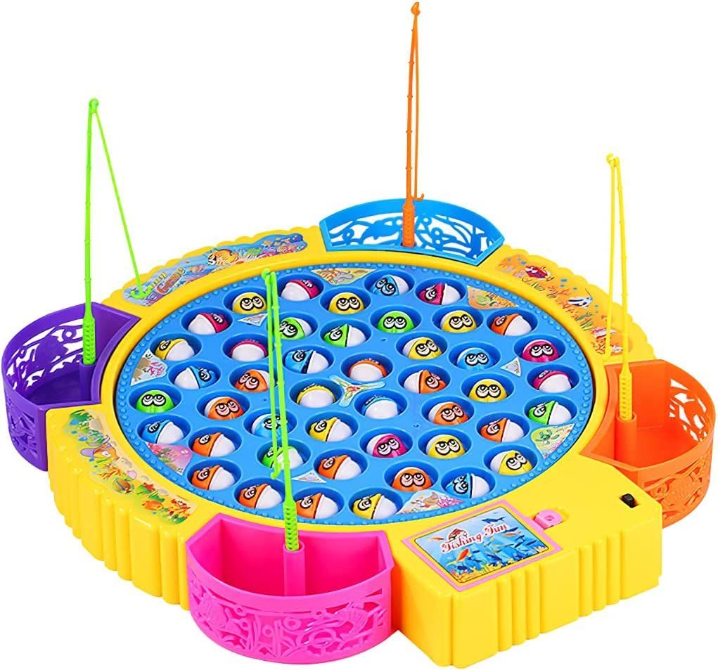 音楽 贈り物 玩具 遊び 誕生日 おもちゃ 人気 フィッシング くるくる魚釣り 入園お祝い 子供 クリスマス 釣りゲーム プレゼント 電動