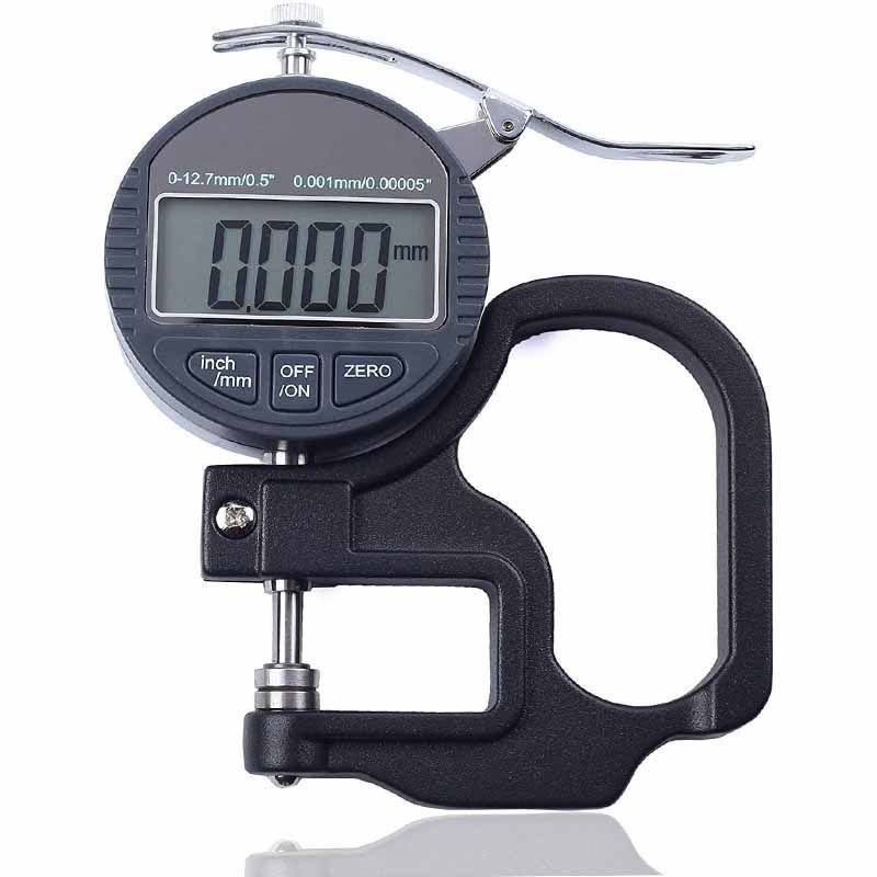 精度0.001mm デジタルシックネスゲージ 0.001mm 測定器 マイクロメーター 高精度 プロ 解像度0.001mm/0..