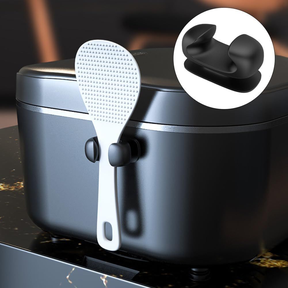 シンプルな構造 立て しゃもじ置き 取付簡単 使いやすい 5個 しゃもじホルダー しゃもじポケット 小物..