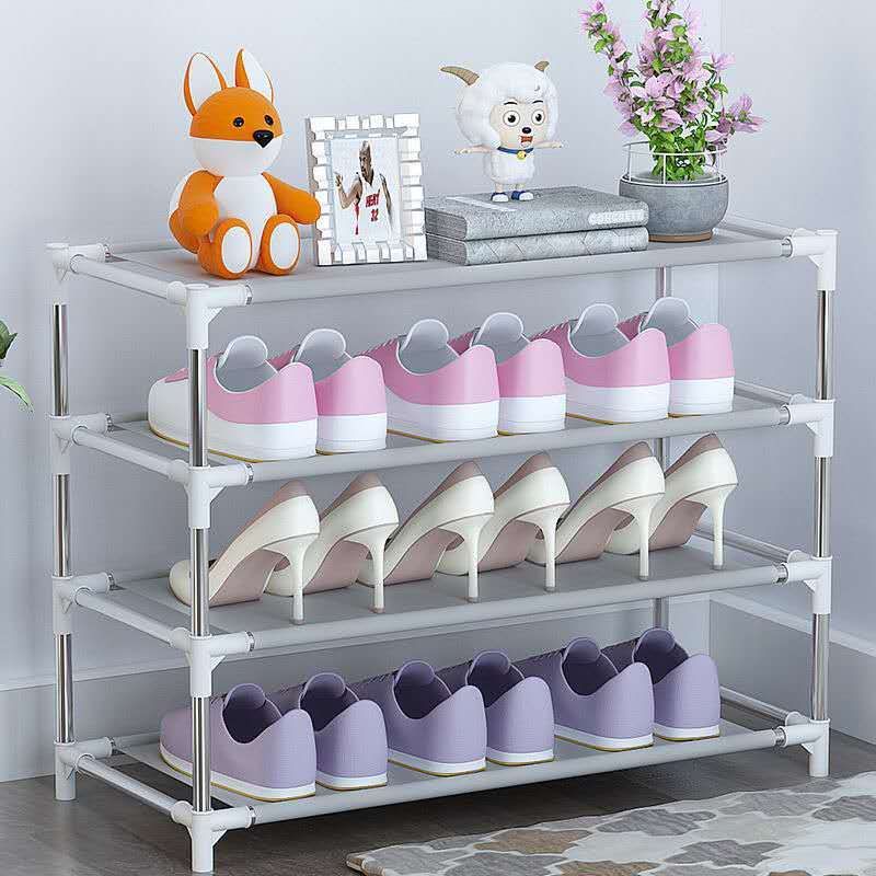 クローゼット 大容量 伸縮式で便利 アパート用 玄関収納 シンプルな靴下駄箱 製多機能シューズラック ..