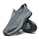 夏 メッシュ トレッキングシューズ ブラウン メンズ スニーカー 登山靴 通気性 クライミング グレー ブラック アウトドア ハイキング カジュアル ヨーロッパ寸法