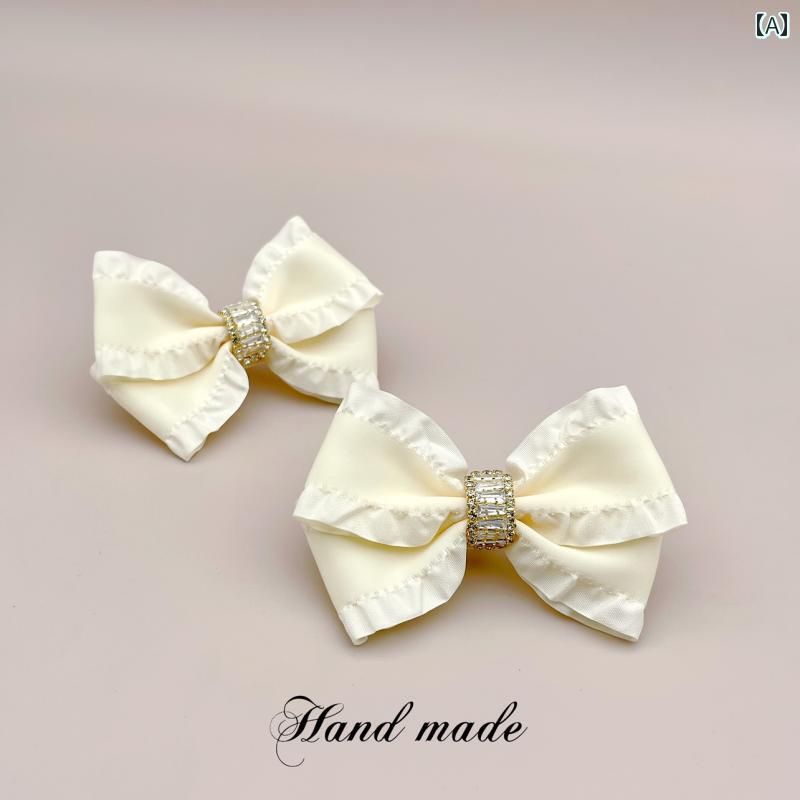 取り外し可能 おしゃれ ベージュ シューズクリップ リボン サンダル アクセサリー カジュアル レース バックル ヨーロッパ寸法