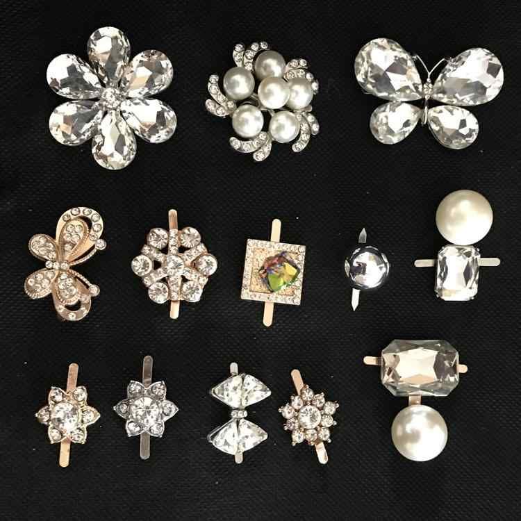 ヨーロッパ寸法 シルバー 花 ゴールド おしゃれ アクセサリー ハイヒール シューズクリップ サンダル ..