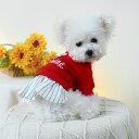 ウェア 犬 服 春夏 新作 中小型犬 泰迪比熊 蝶結び ハート パール ドレス
