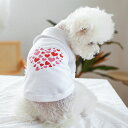 ウェア バレンタイン 犬 猫 服 服 二脚 ハート いっぱい ピンク polo