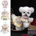 DreamPet 高級 ペット服 秋用 犬用 ロリータ ワンピース 仔犬 小型犬 シュナウザー ペットワンピース