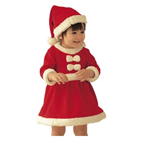 クリスマス衣装 子供服 キッズ 上着 パンツ 上下セット 薄手 コスチューム サンタクロース 仮装 変装