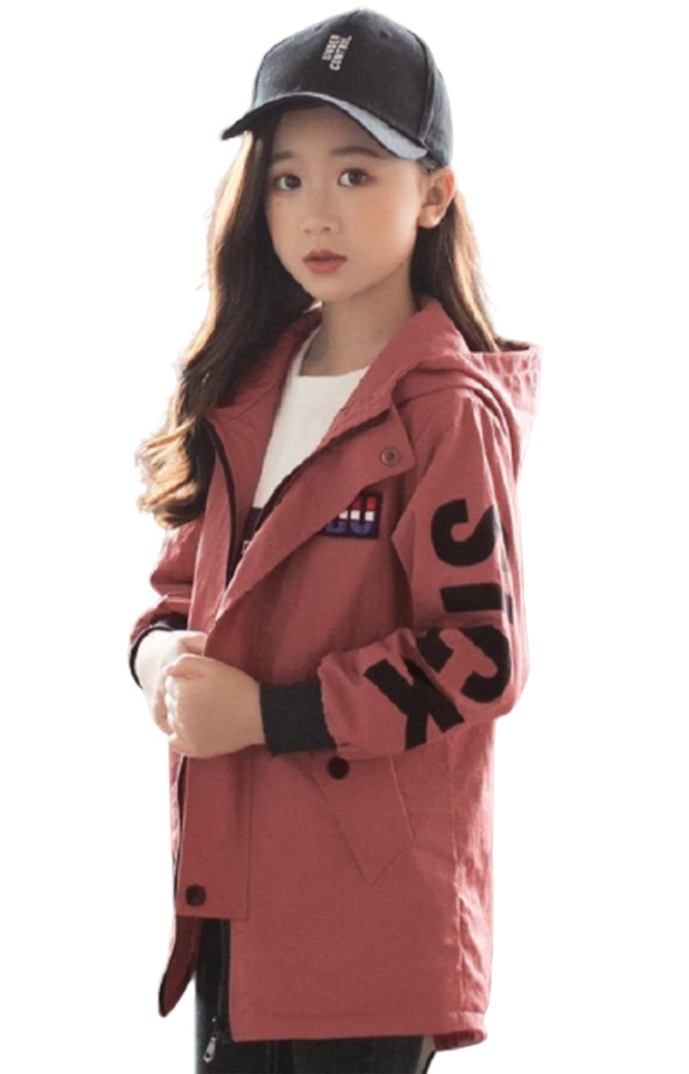 女の子 ガールズ マウンテンパーカー ウインドブレーカー ジャケット コート 上着 子供服 キッズ フード付き 女の子 おしゃれ 子供服 韓国