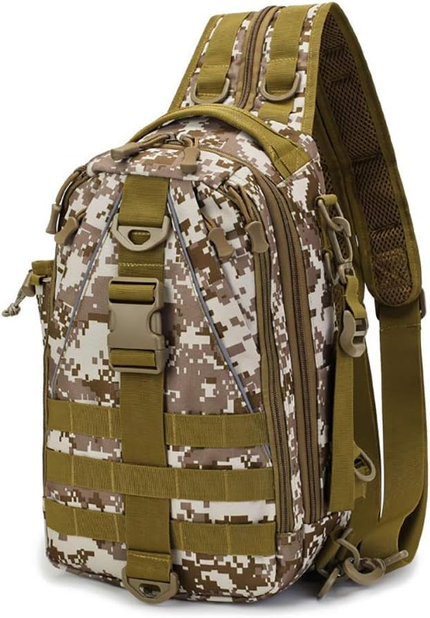 楽天ドリームペット10L 登山リュックサック バックパック 撥水 超軽量 登山リュック 通気 防水加工 軍事ファン向け 戦術 アルパインパック アウトドア リュックサック ミリタリー バックパック （Color : デザートデジタル）