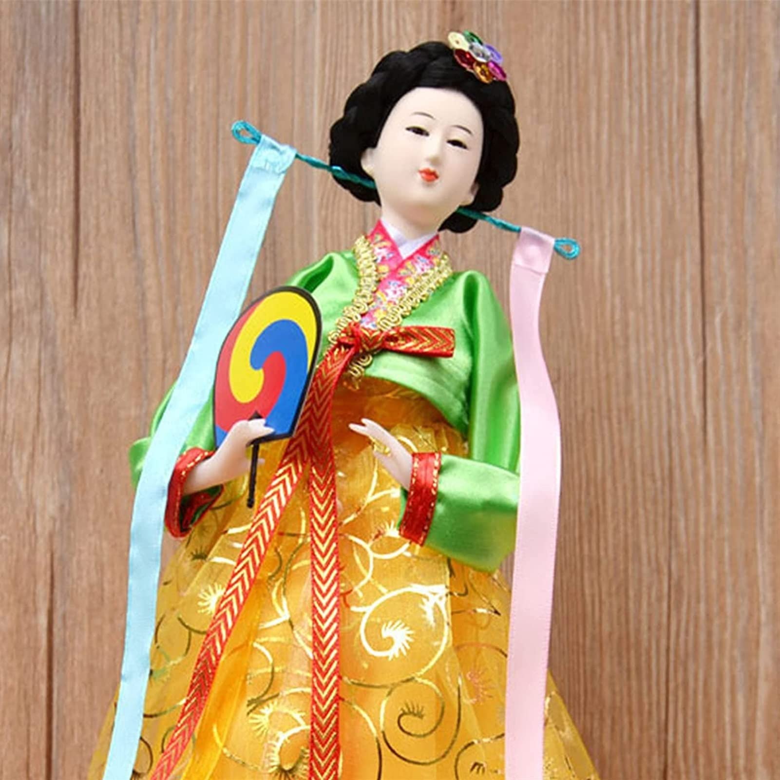 フィギュア彫刻 人形の装飾置物像像着物人形彫刻創造的なリビングルームの装飾品、ユニークな誕生日プレゼント 風水像 (Color : A)