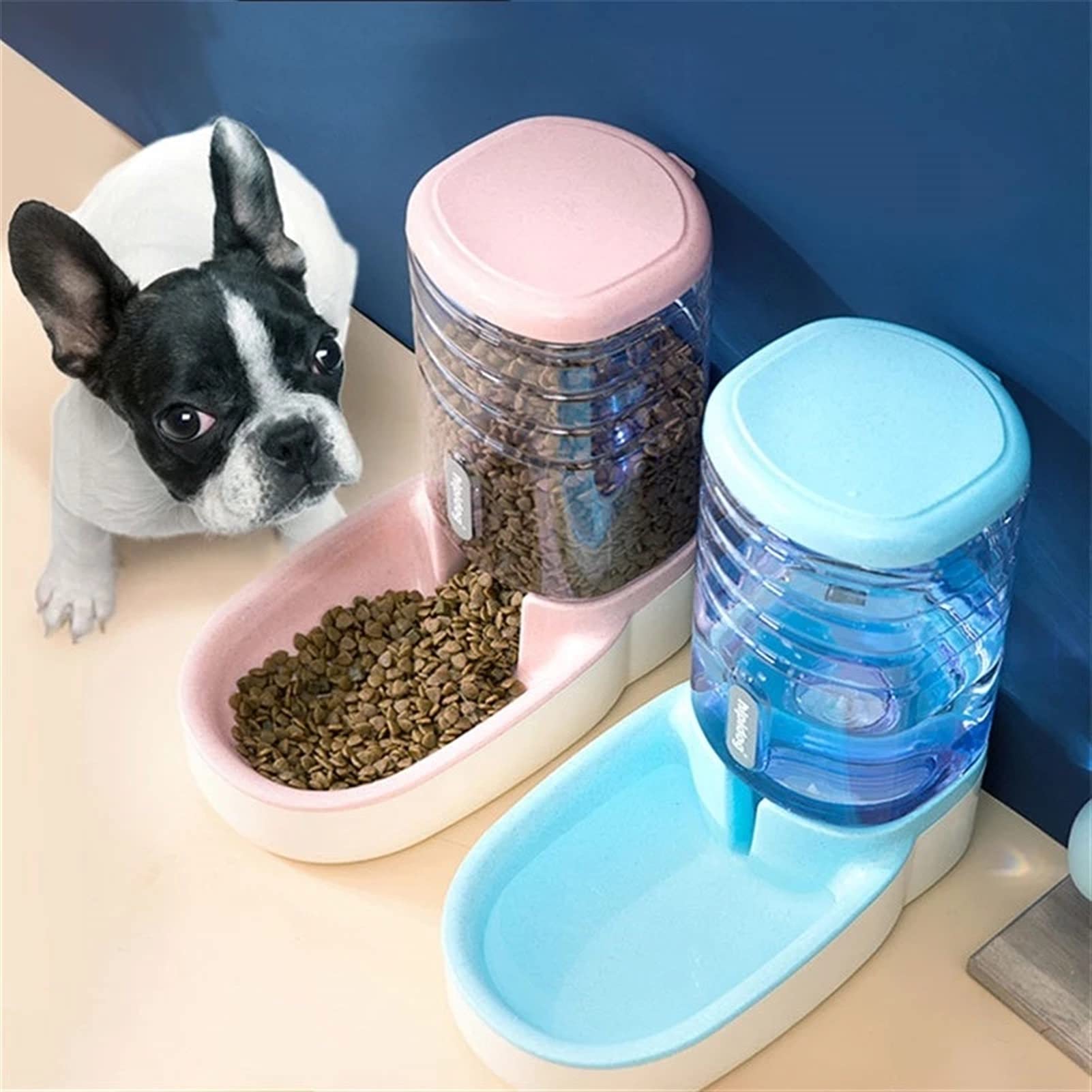 ドリームペットの【新品発売期間限定特価】ペット自動フィーダー犬の飲料ボウル猫アクセサリー給水水供給用品大容量ディスペンサー2ピース/セット (Color : 4)｜アングル2