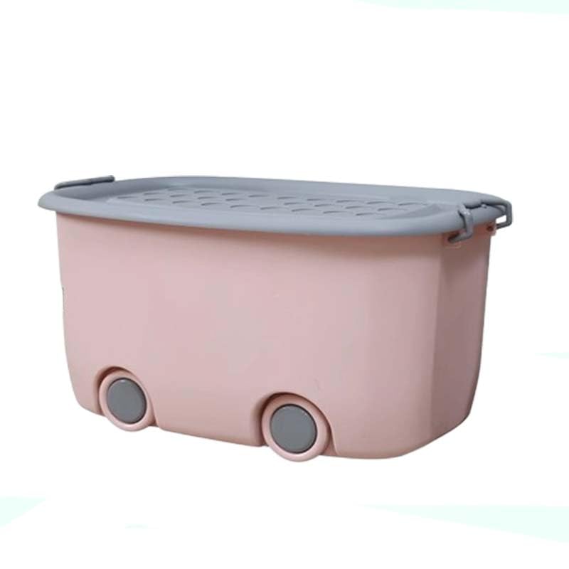 収納ボックス 2個セット フタ付き おもちゃボックス 大容量 衣装ケース 収納コンテナ おもちゃ入れ 押..