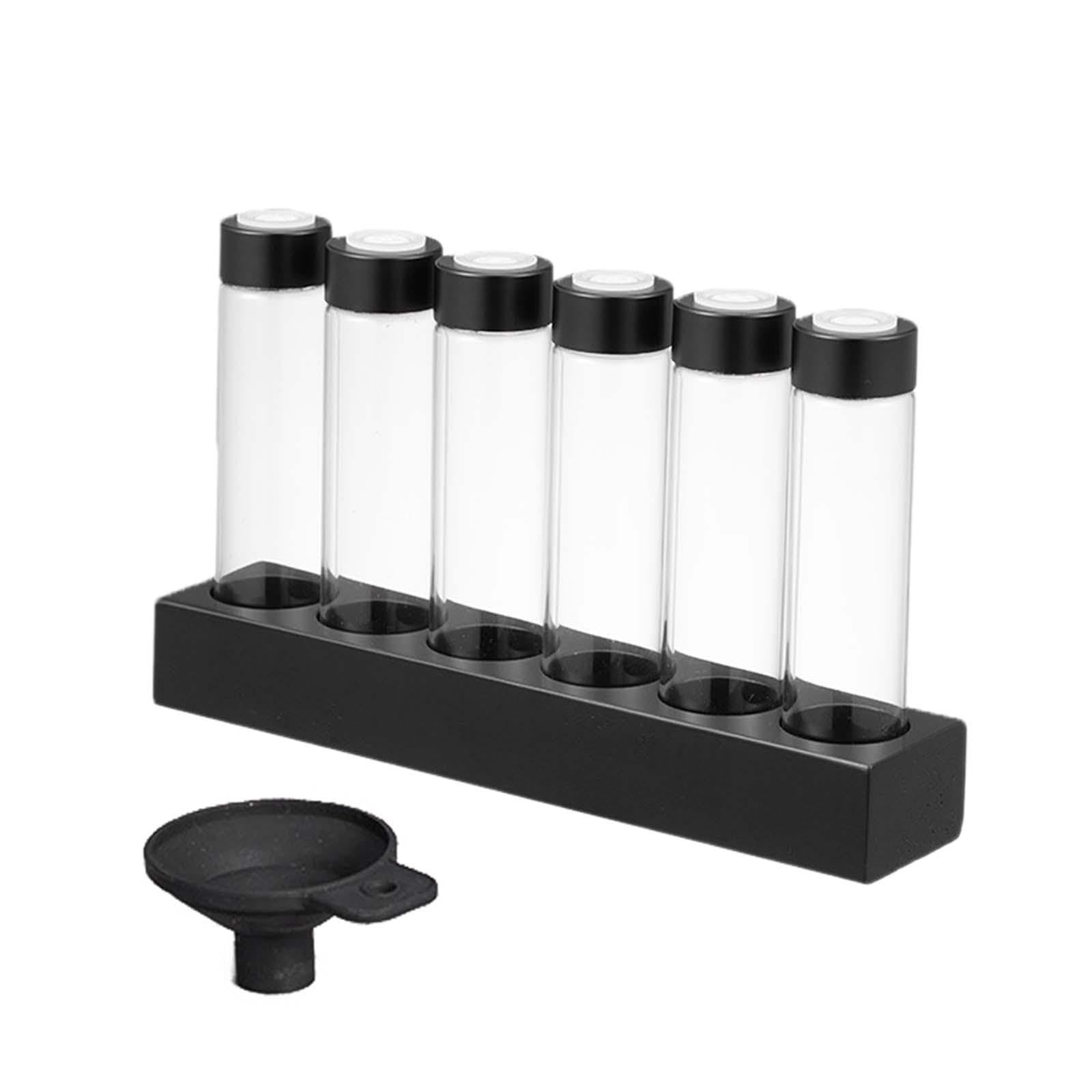 コーヒー豆保存チューブ、ガラス試験管、ガラスコーヒー豆保存容器 6穴